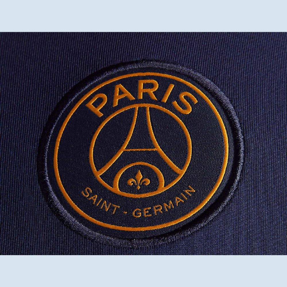 Paris Saint-Germain 2023/24 Strike Drill Performance Raglan Quarter-Zip Long Sleeve Top Navy - Nike