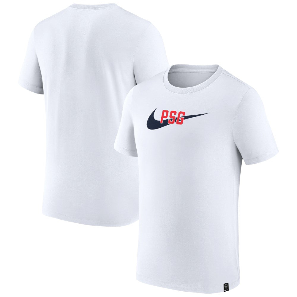 Paris Saint-Germain Swoosh T-Shirt White - Nike