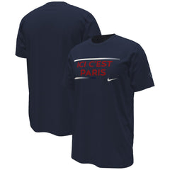 Paris Saint-Germain Verbiage T-Shirt Navy - Nike