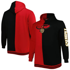 Atlanta Hawks Hardwood Classics Big & Tall Hardwood Classics Split Pullover Hoodie Online