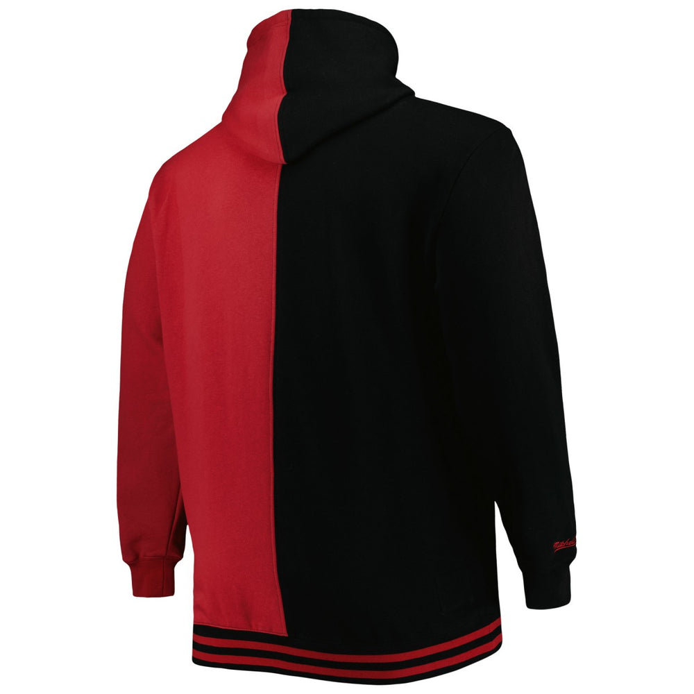 Miami Heat Hardwood Classics Big & Tall Hardwood Classics Split Pullover Hoodie For Sale