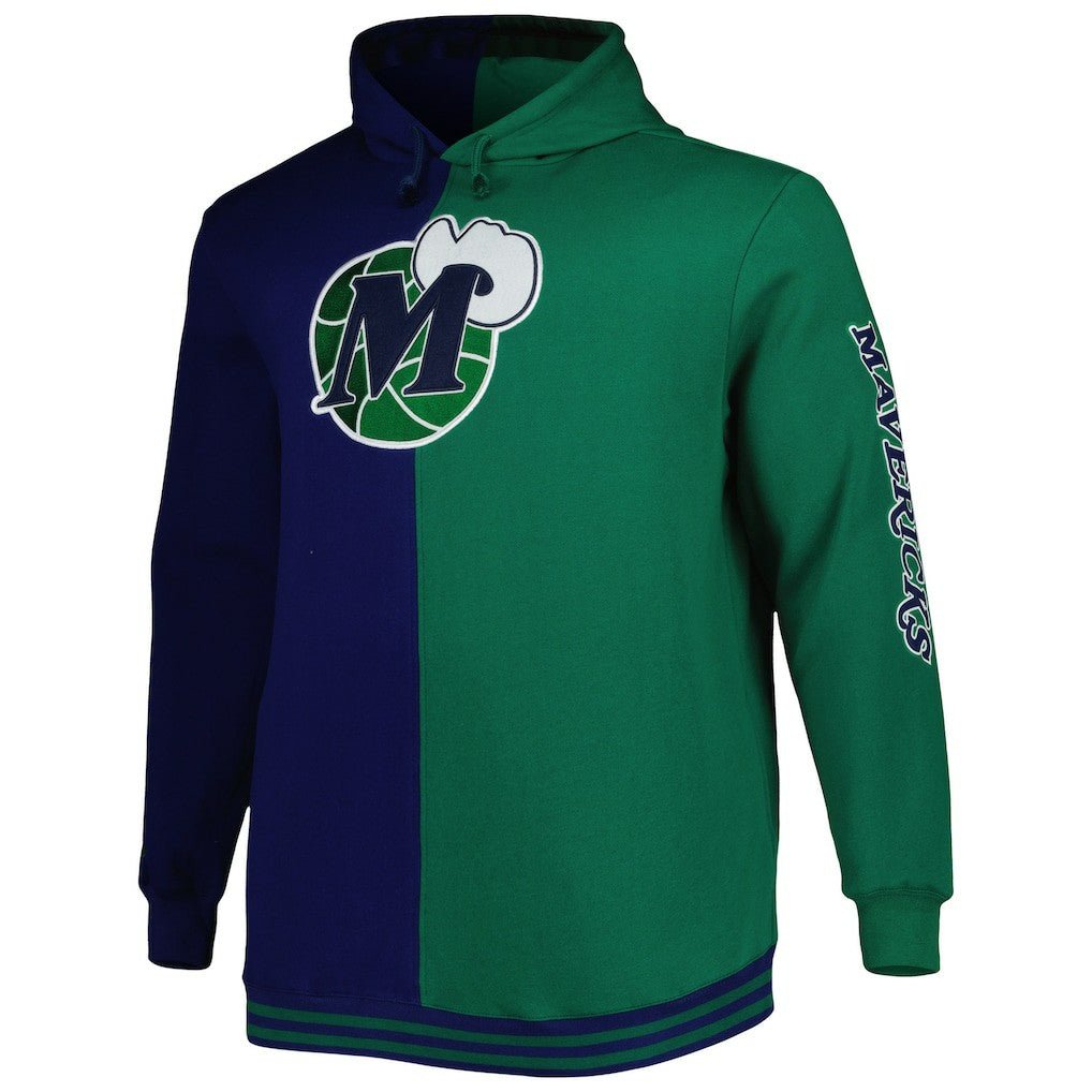 Dallas Mavericks Hardwood Classics Big & Tall Hardwood Classics Split Pullover Hoodie sale New