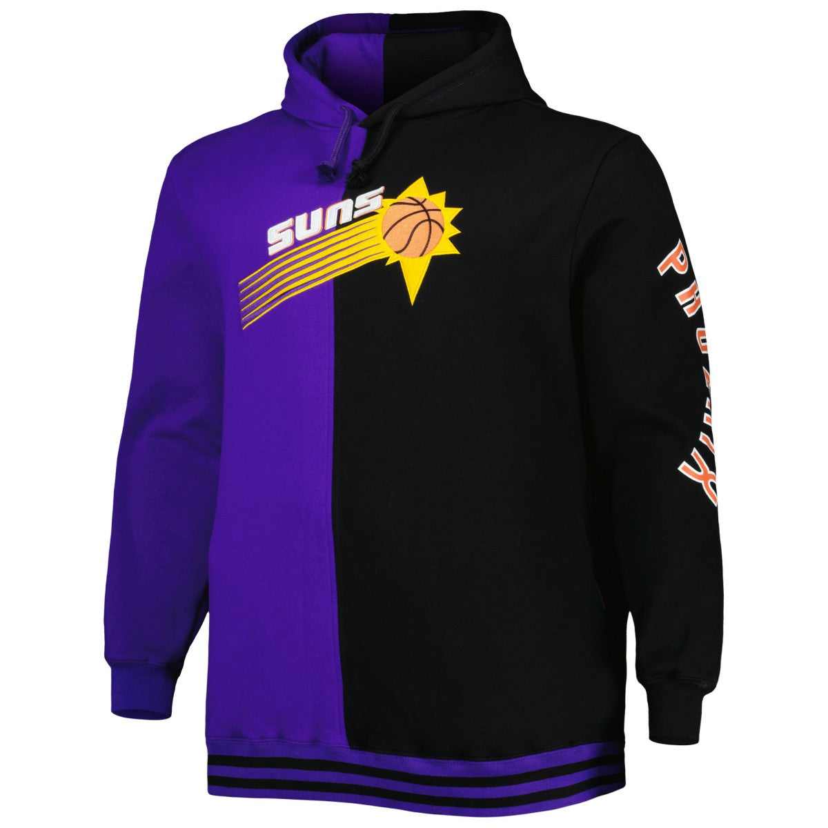 Phoenix Suns Big & Tall Hardwood Classics Split Pullover Hoodie Online