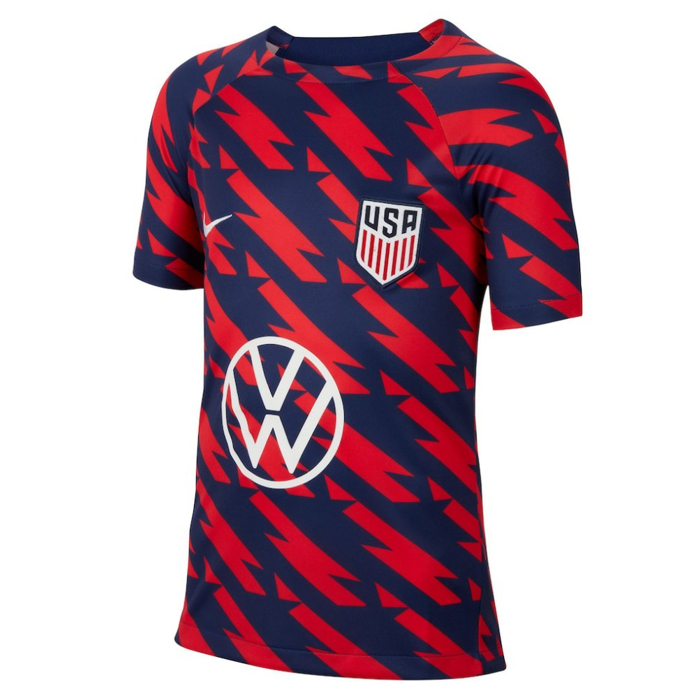 USMNT Youth 2023/24 Academy Pro Performance Pre-Match Top Red - Nike