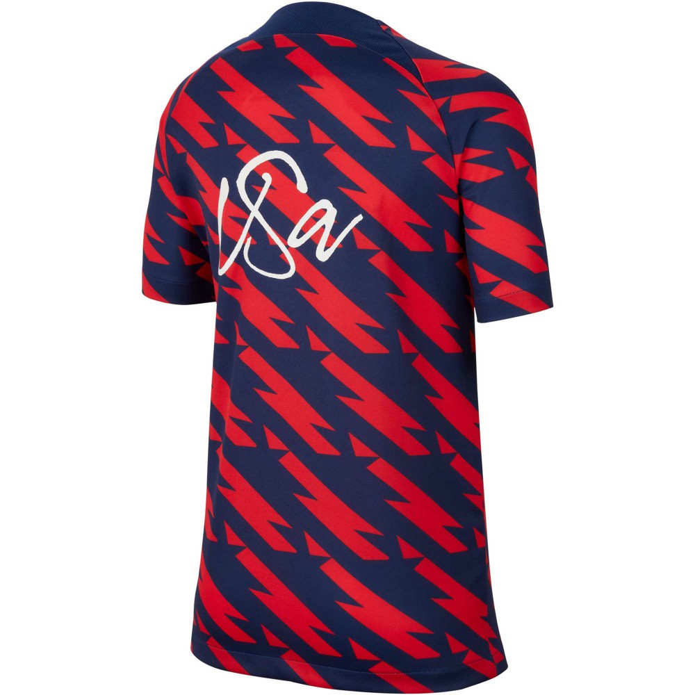 USWNT Youth 2023/24 Academy Pro Performance Pre-Match Top Red - Nike
