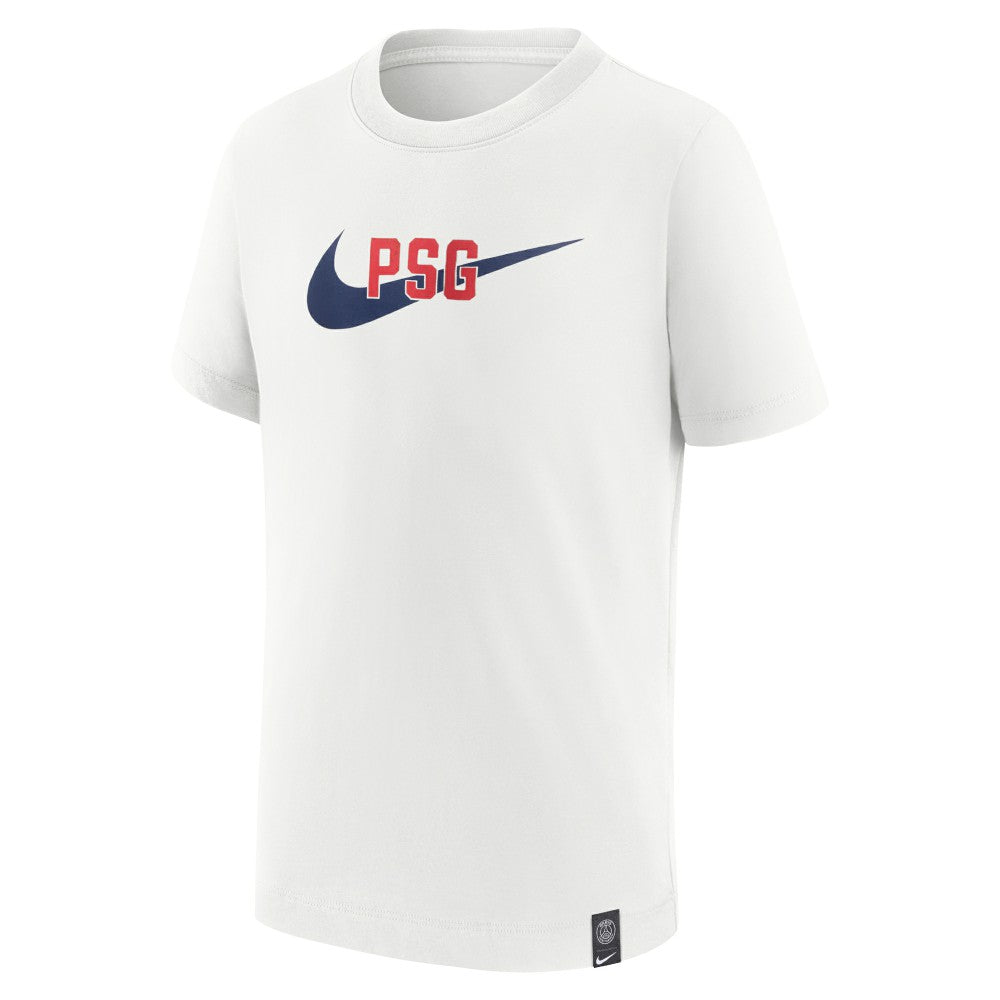 Paris Saint-Germain Youth Swoosh T-Shirt White - Nike
