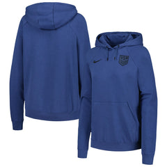 USMNT Women's Essential Raglan Pullover Hoodie Blue - Nike