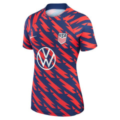USMNT Women's 2023 Strike Drill Pre-Match Top Red - Nike