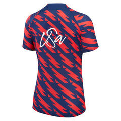 USMNT Women's 2023 Strike Drill Pre-Match Top Red - Nike