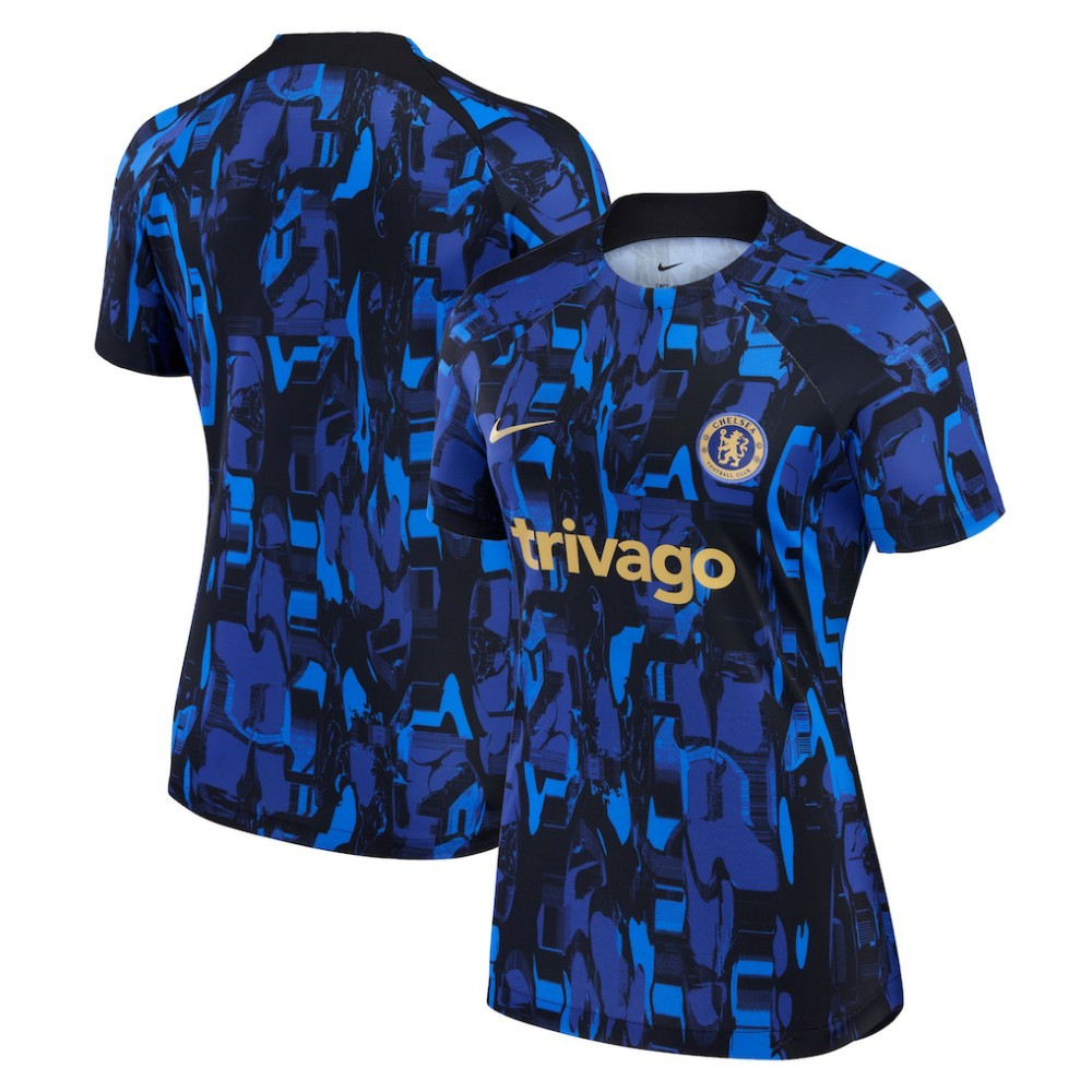 Chelsea Women's 2023/24 Home Academy Pro Pre-Match Top Blue - Nike