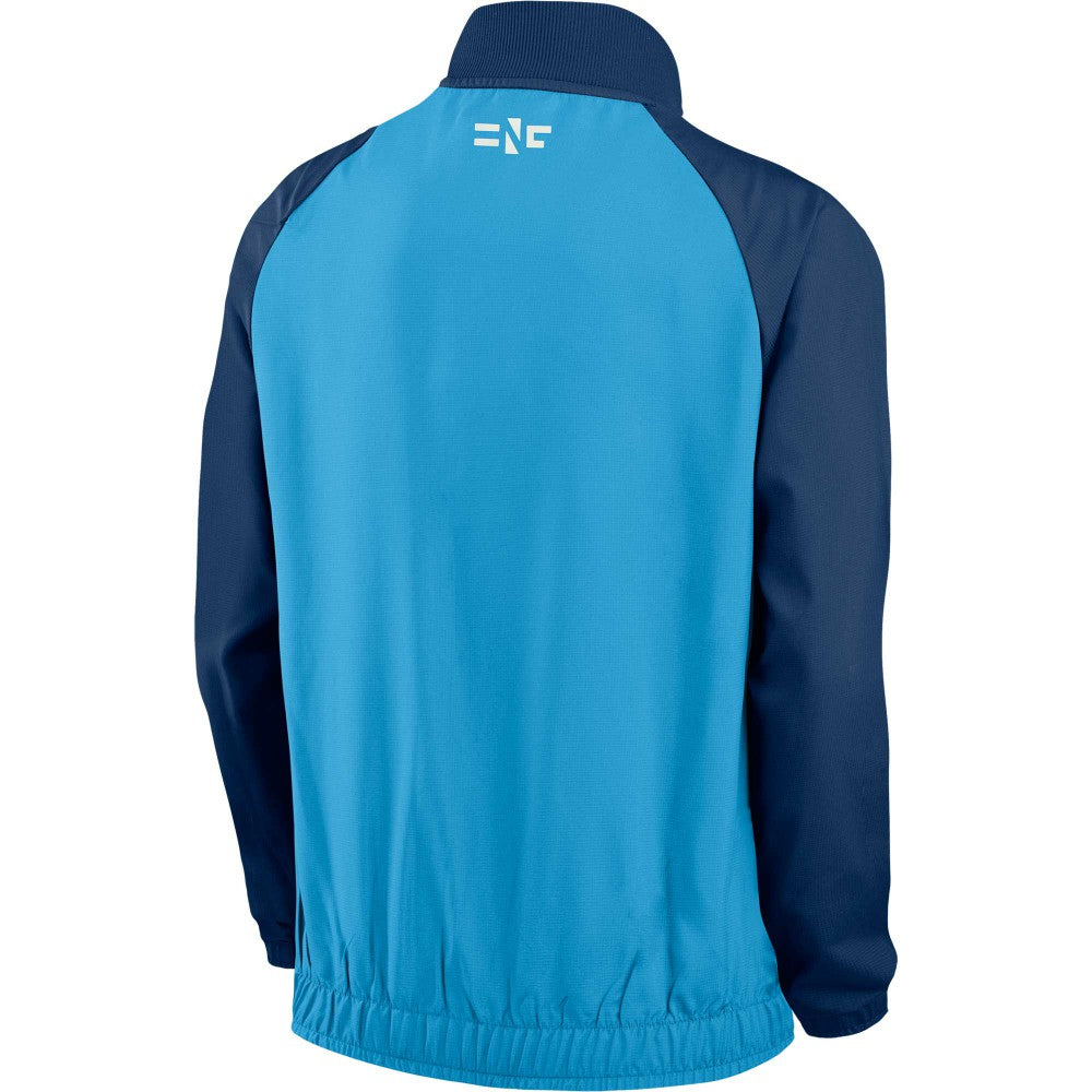 England Women's National Team Women's 2023 Anthem Raglan Performance Full-Zip Jacket Blue - Nike