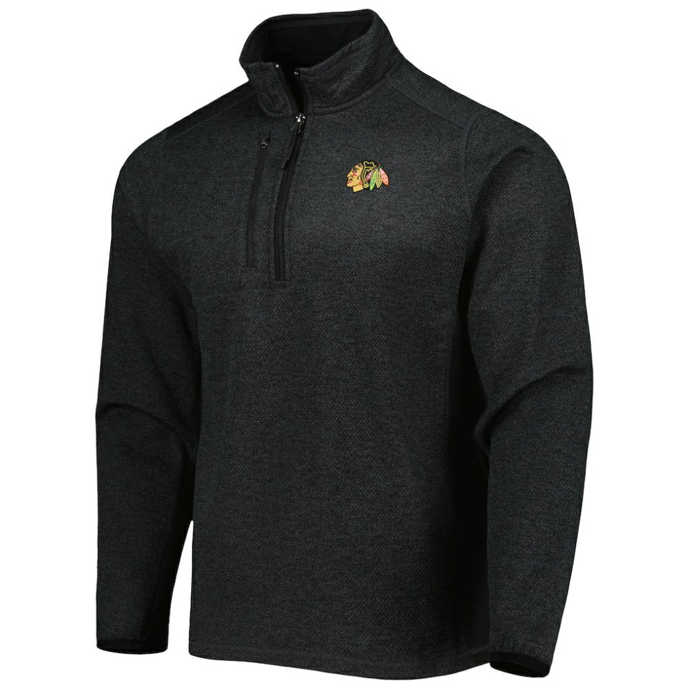 Chicago Blackhawks Antigua Course Quarter-Zip Jacket For Sale