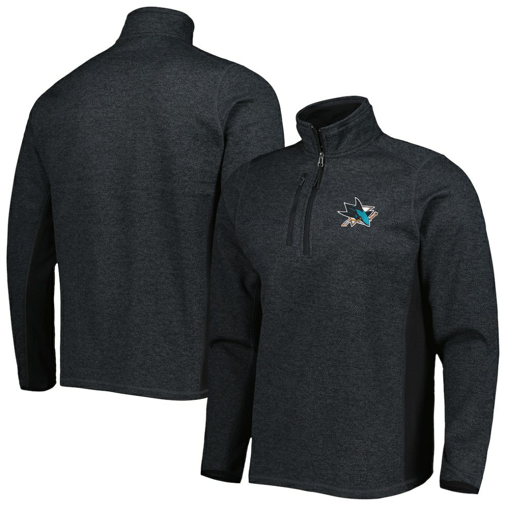 San Jose Sharks Antigua Course Quarter-Zip Jacket On Sale
