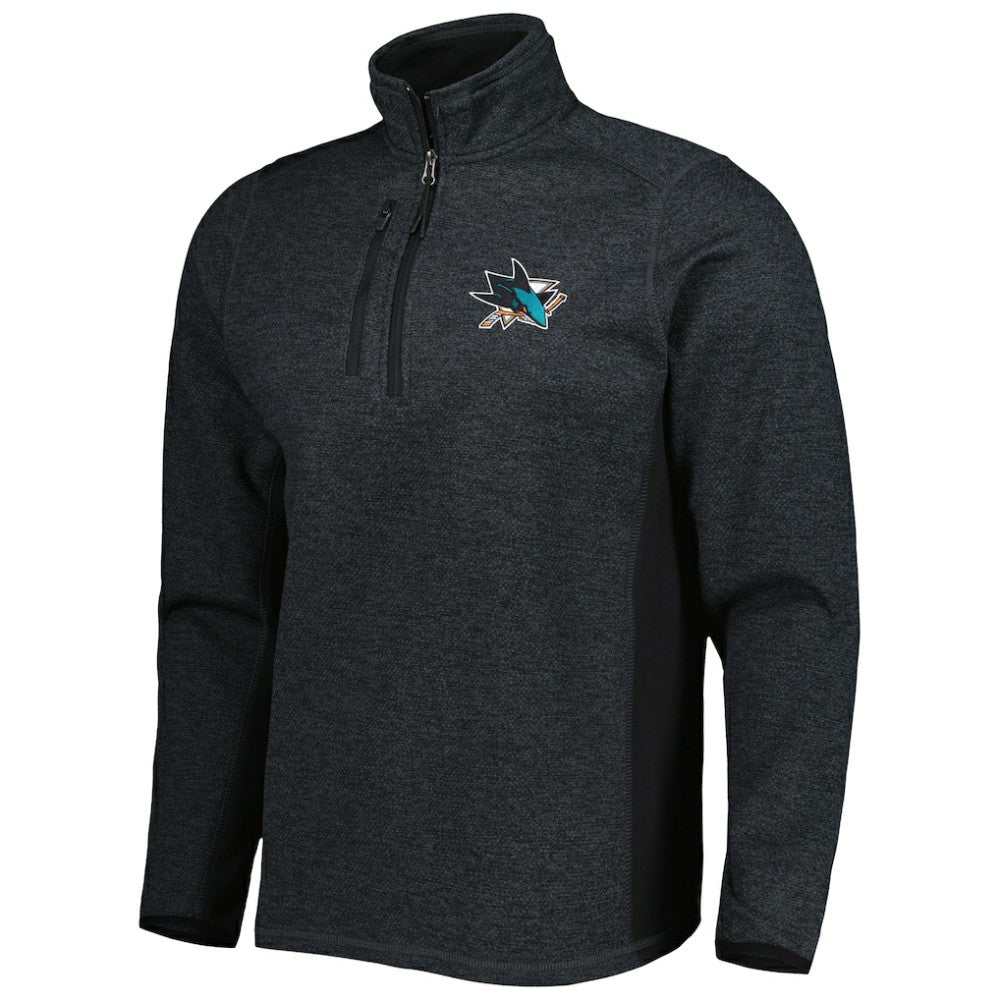 San Jose Sharks Antigua Course Quarter-Zip Jacket On Sale