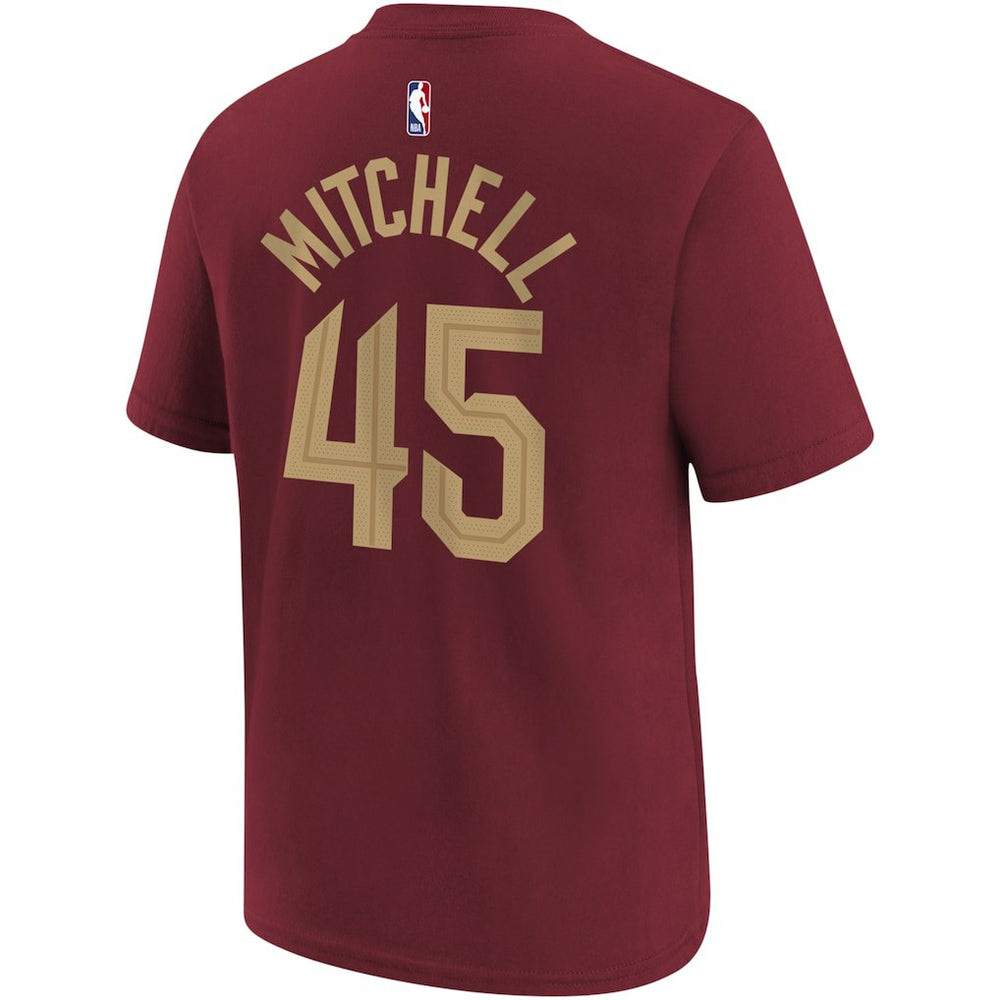 Donovan Mitchell Cleveland Cavaliers Youth Icon Edition Name & Number T-Shirt sale Discount