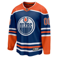 Edmonton Oilers Fanatics Home Breakaway Custom Jersey Outlet
