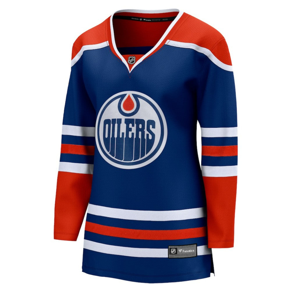 Edmonton Oilers Fanatics Women's Home Breakaway Blank Jersey On Sale