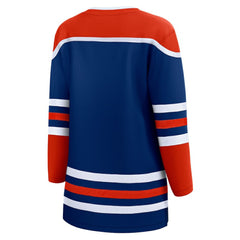 Edmonton Oilers Fanatics Women's Home Breakaway Blank Jersey On Sale
