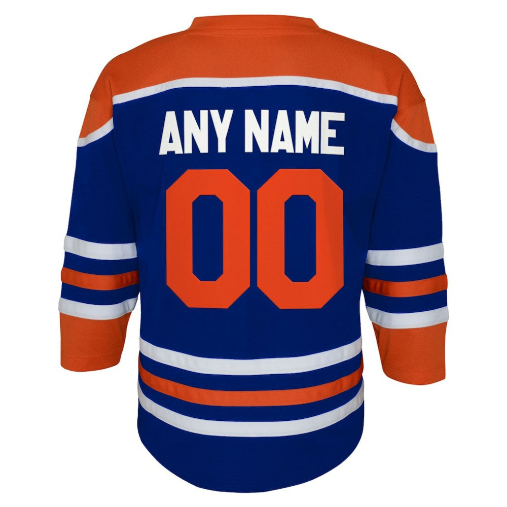 Edmonton Oilers Youth Home Replica Custom Jersey Outlet