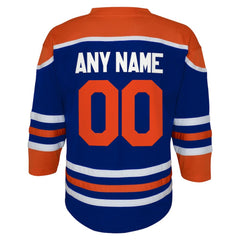 Edmonton Oilers Youth Home Replica Custom Jersey Outlet