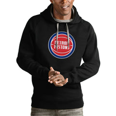 Detroit Pistons Antigua Team Logo Victory Pullover Hoodie sale Online