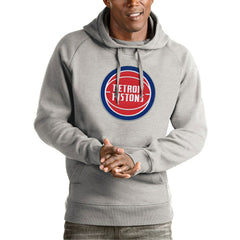 Detroit Pistons Antigua Team Logo Victory Pullover Hoodie sale Discount