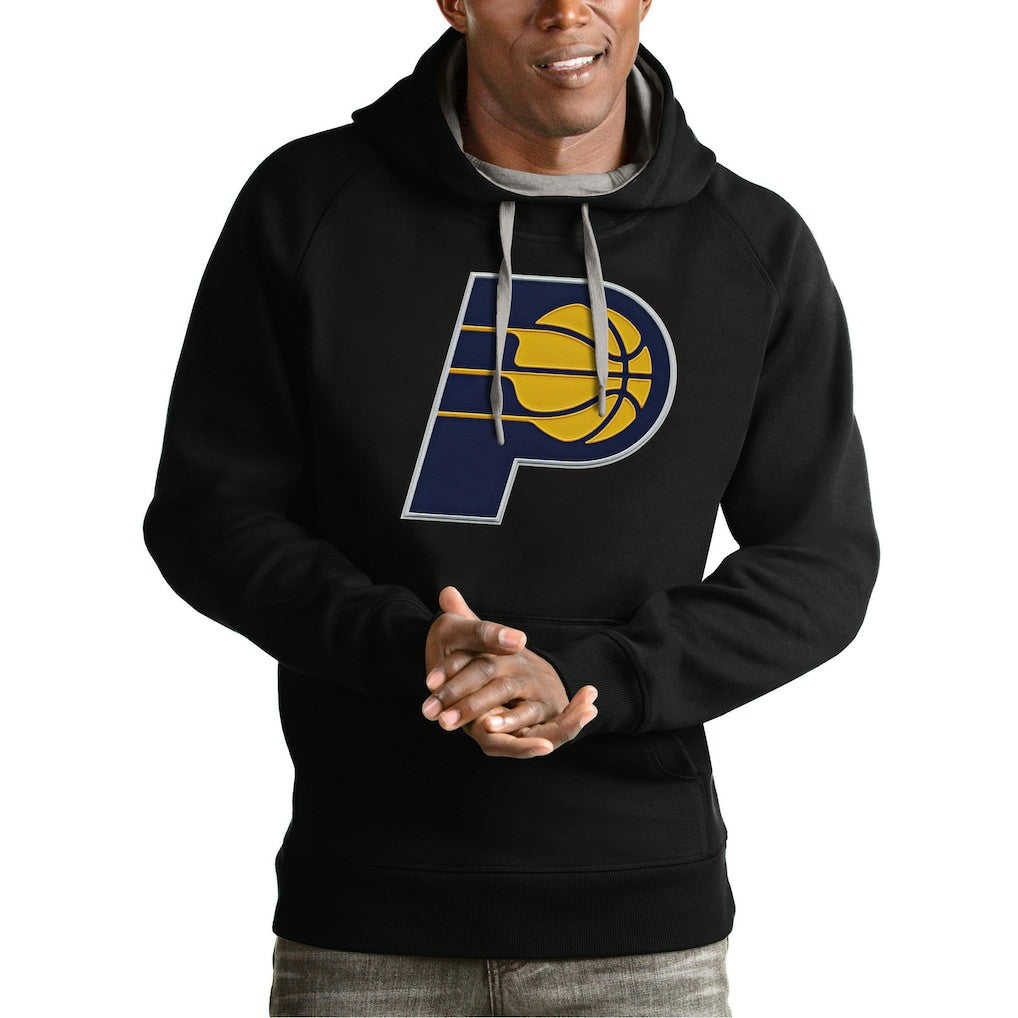 Indiana Pacers Antigua Team Logo Victory Pullover Hoodie Online