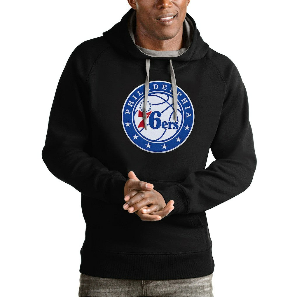 Philadelphia 76ers Antigua Team Logo Victory Pullover Hoodie Discount