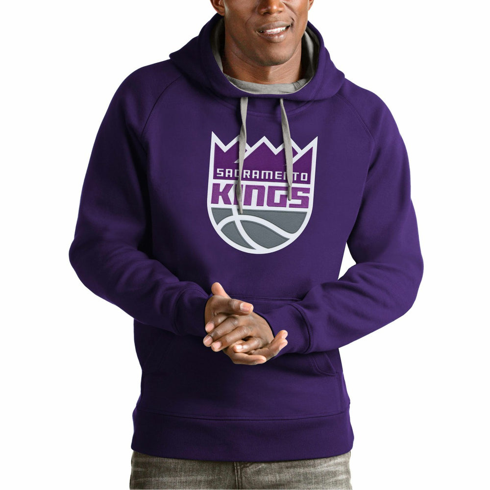 Sacramento Kings Antigua Team Logo Victory Pullover Hoodie Discount