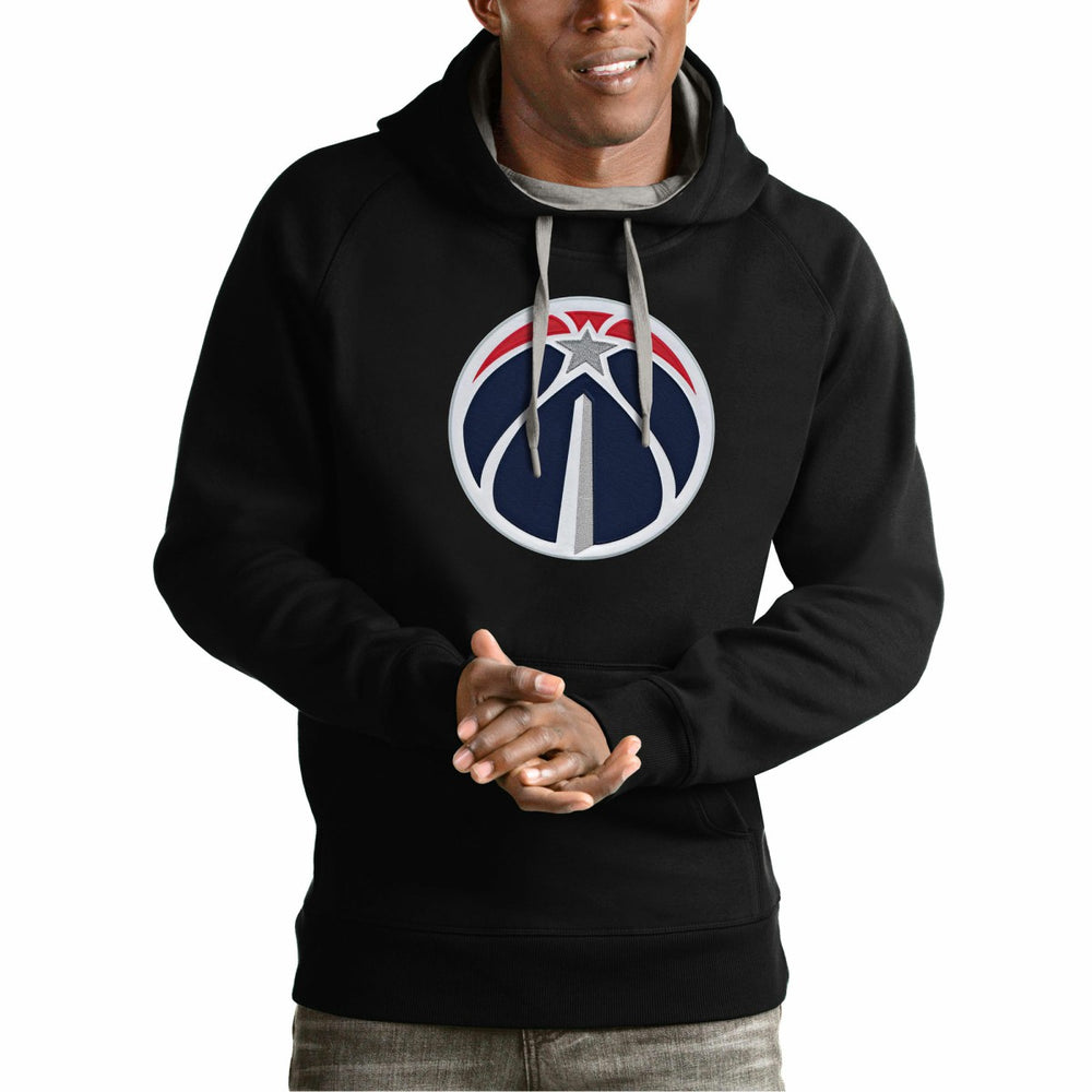 Washington Wizards Antigua Team Logo Victory Pullover Hoodie Online
