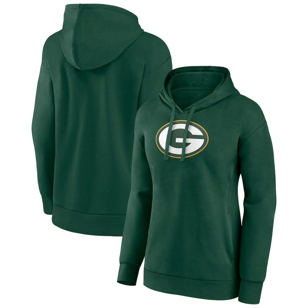 Green Bay Packers  Women's Primary Logo Pullover Hoodie