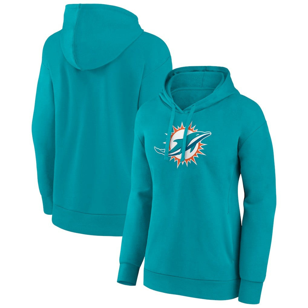 Miami Dolphins  Women's Primary Logo Pullover Hoodie