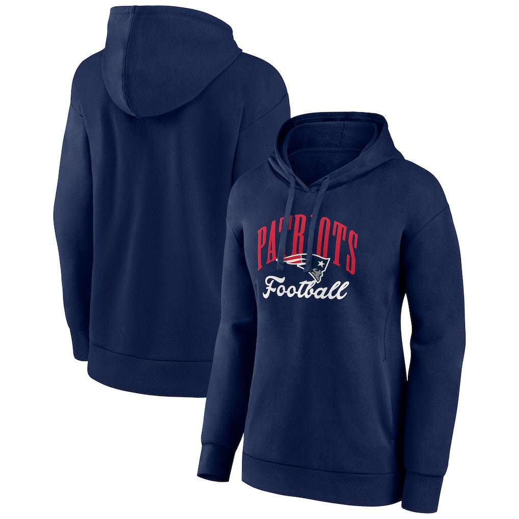 New England Patriots  Women's Victory Script Pullover Hoodie