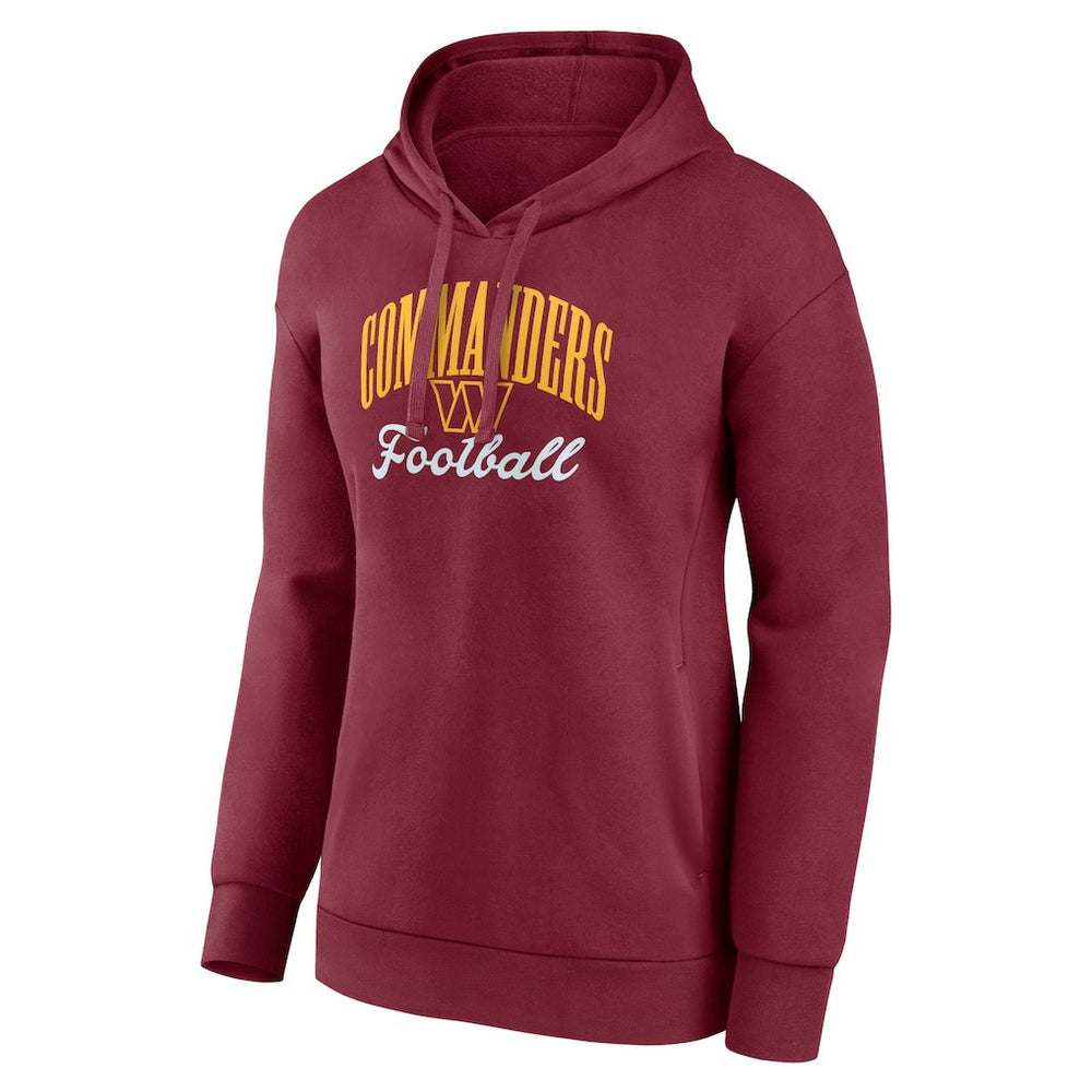 Washington Commanders  Women's Victory Script Pullover Hoodie