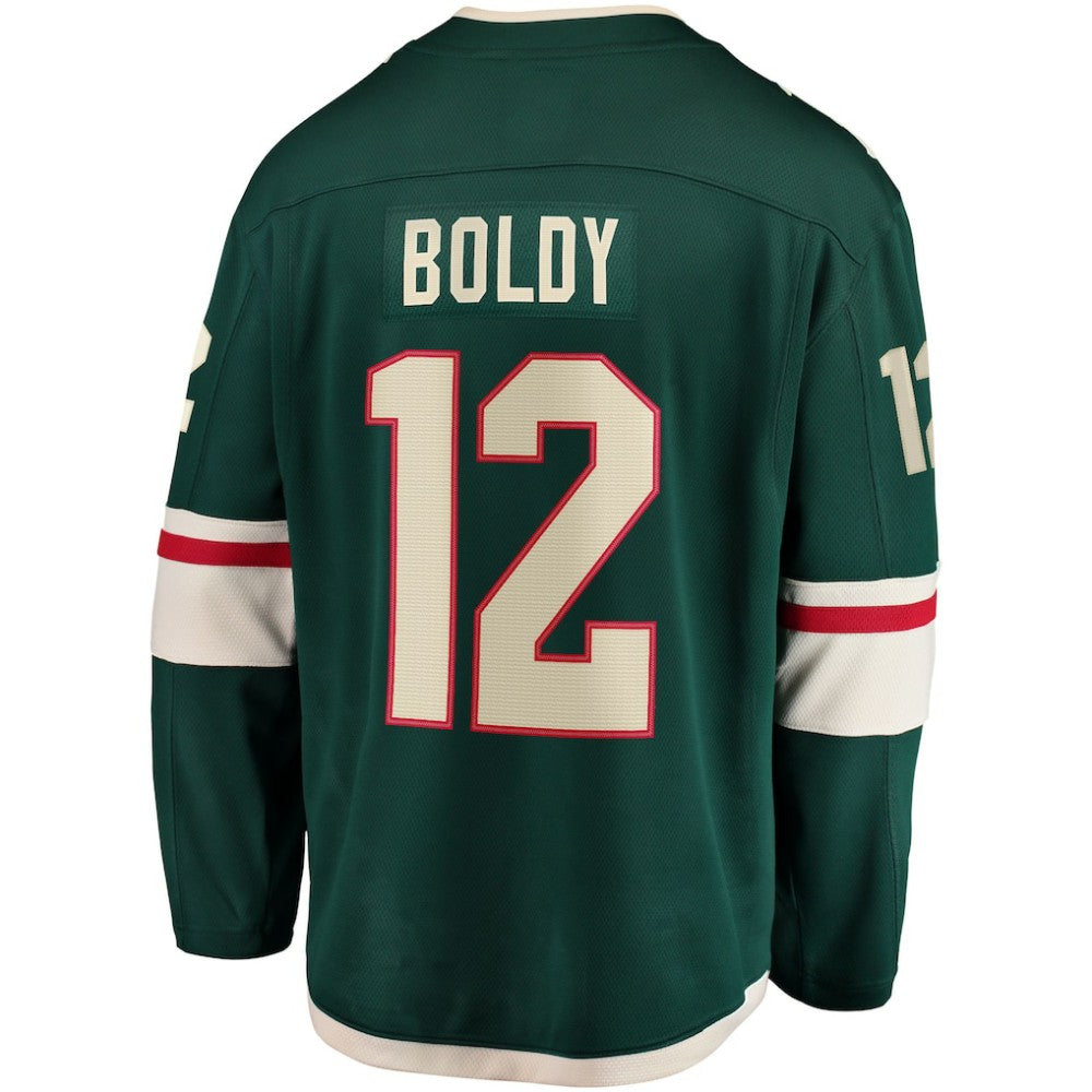 Matthew Boldy Minnesota Wild Fanatics Home Breakaway Player Jersey Sale