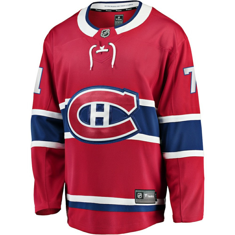 Jake Evans Montreal Canadiens Fanatics Home Breakaway Player Jersey On Sale