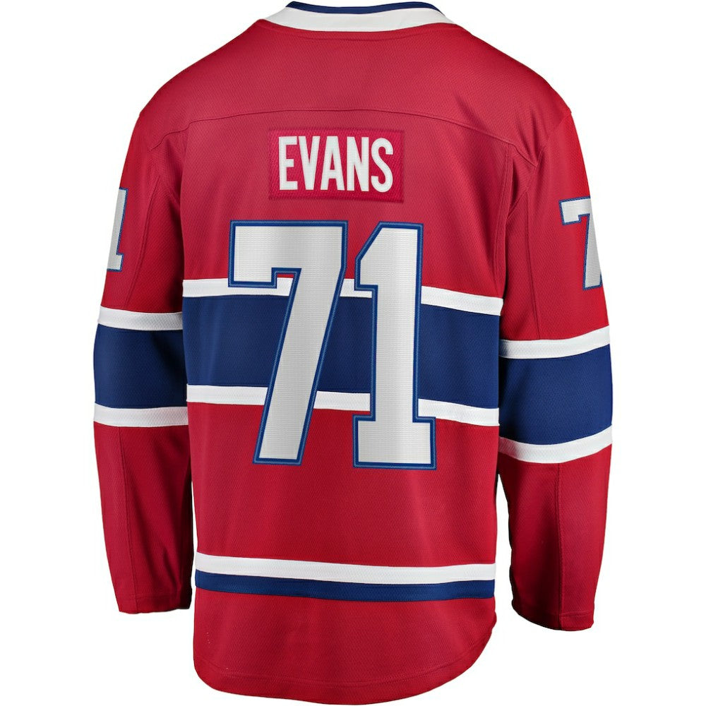 Jake Evans Montreal Canadiens Fanatics Home Breakaway Player Jersey On Sale