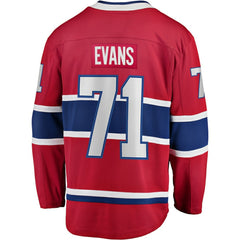 Jake Evans Montreal Canadiens Fanatics Home Breakaway Player Jersey On Sale