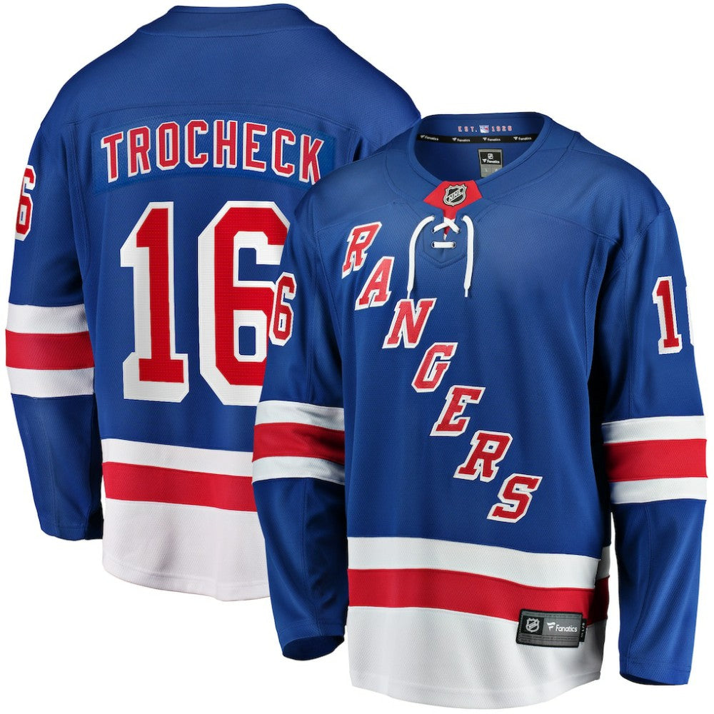 Vincent Trocheck New York Rangers Fanatics Home Breakaway Player Jersey Sale