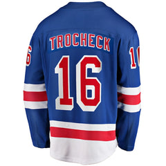 Vincent Trocheck New York Rangers Fanatics Home Breakaway Player Jersey Sale