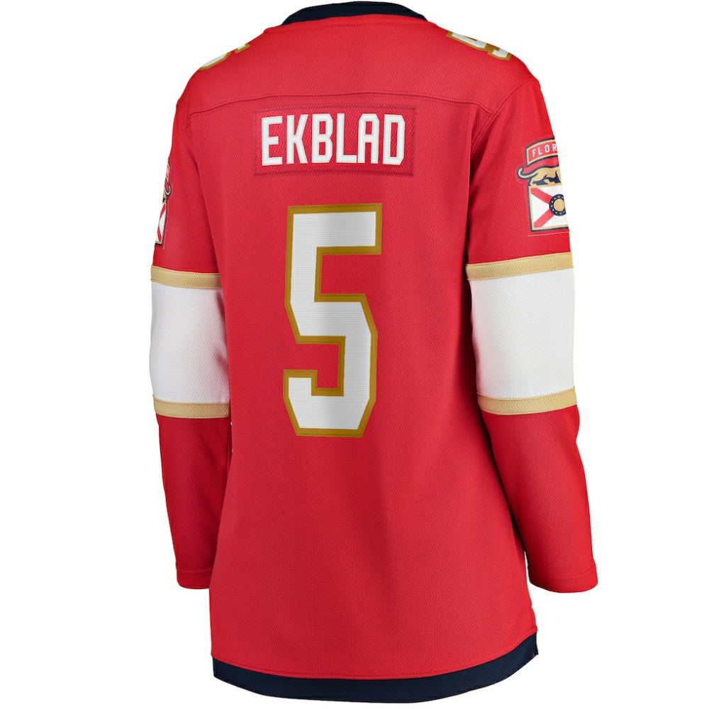 Aaron Ekblad Florida Panthers Fanatics Women's Home Team Breakaway Player Jersey Discount