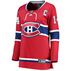 Nick Suzuki Montreal Canadiens Fanatics Women's Home Captain Patch Breakaway Player Jersey On Sale