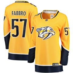 Dante Fabbro Nashville Predators Fanatics Women's Home Breakaway Player Jersey On Sale