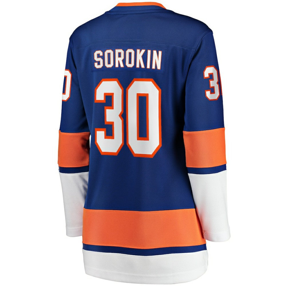 Ilya Sorokin New York Islanders Fanatics Women's Home Breakaway Player Jersey On Sale