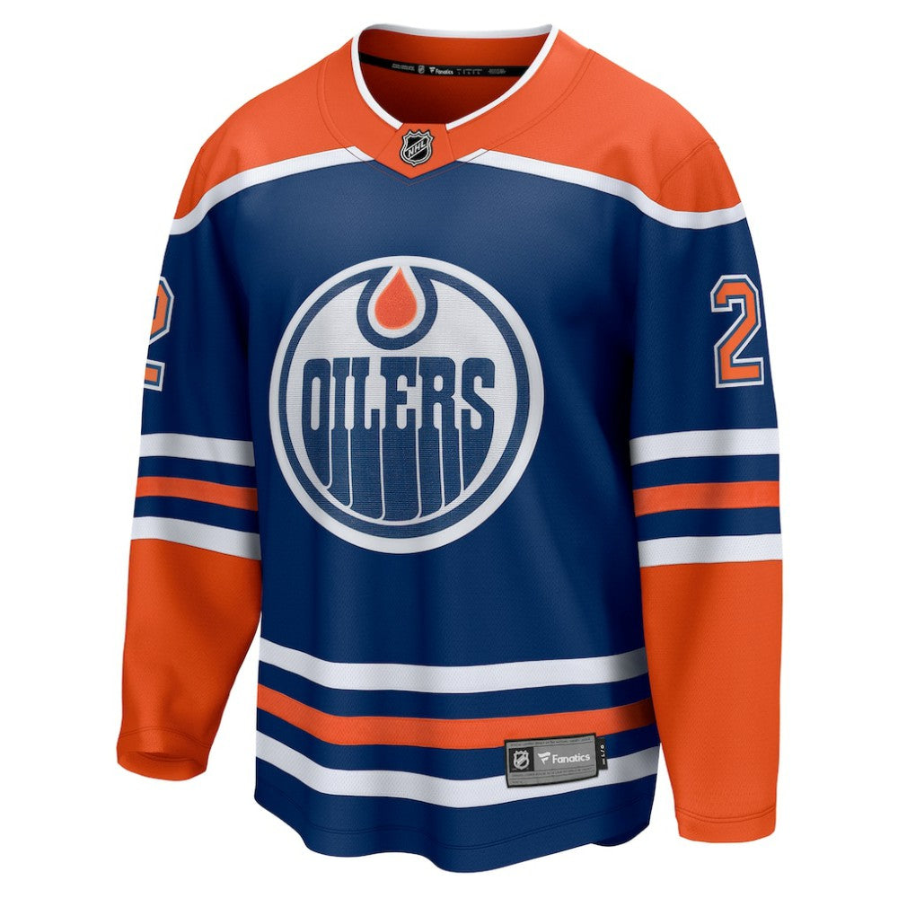 Evan Bouchard Edmonton Oilers Fanatics Home Breakaway Player Jersey For Sale