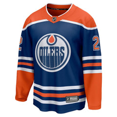 Evan Bouchard Edmonton Oilers Fanatics Home Breakaway Player Jersey For Sale