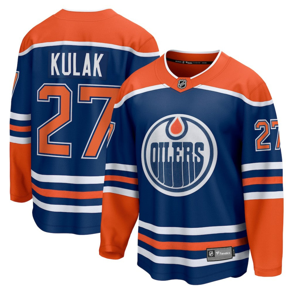 Brett Kulak Edmonton Oilers Fanatics Home Breakaway Player Jersey Sale