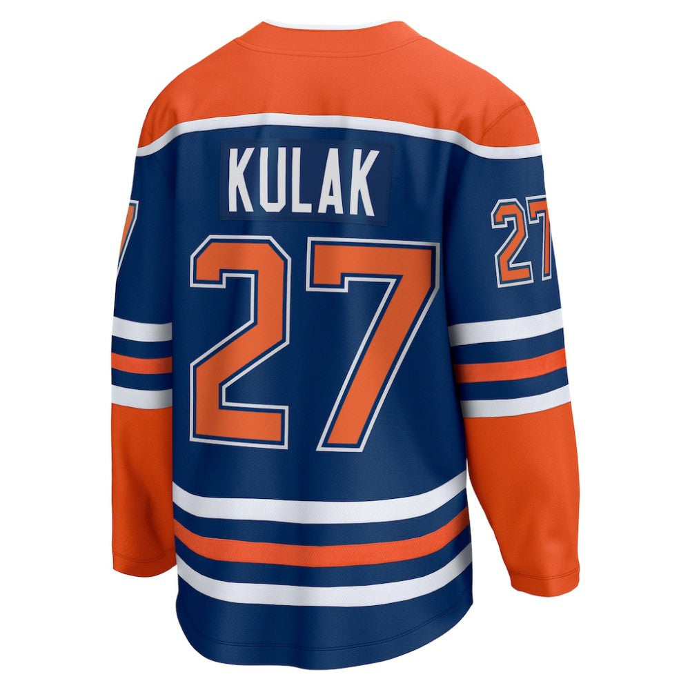 Brett Kulak Edmonton Oilers Fanatics Home Breakaway Player Jersey Sale