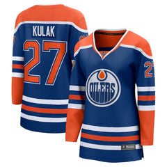 Brett Kulak Edmonton Oilers Fanatics Women's Home Breakaway Player Jersey Discount
