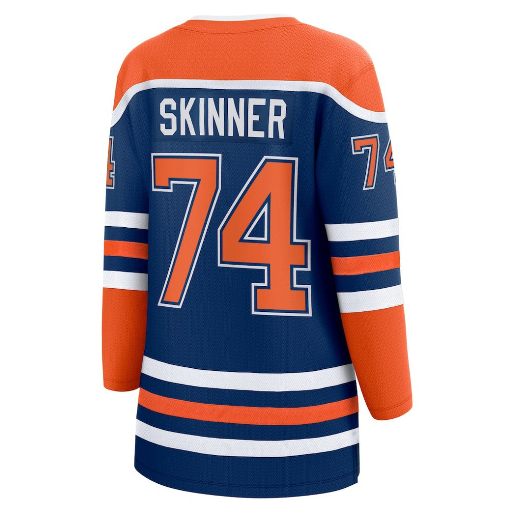 Stuart Skinner Edmonton Oilers Fanatics Women's Home Breakaway Player Jersey On Sale